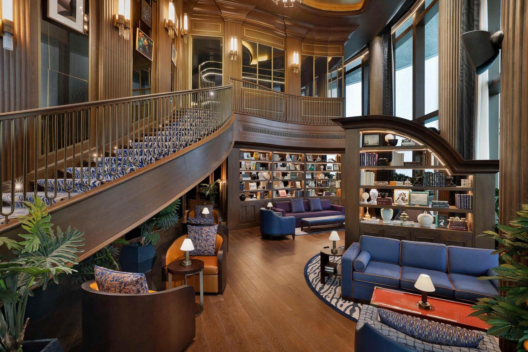 Waldorf Astoria Doha Lusail Bagian luar foto Library